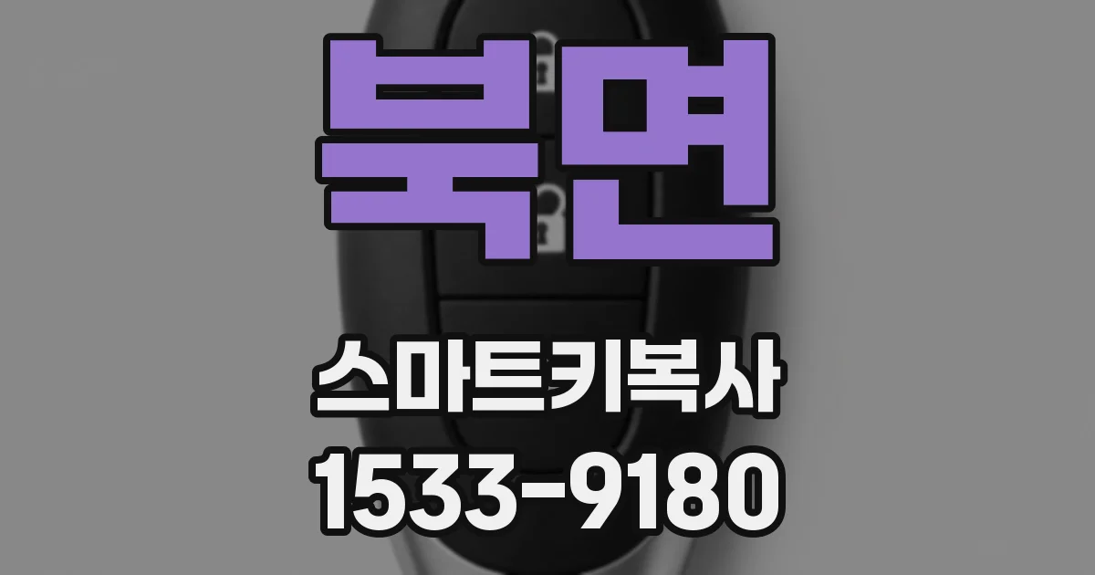 북면 스마트키복사
