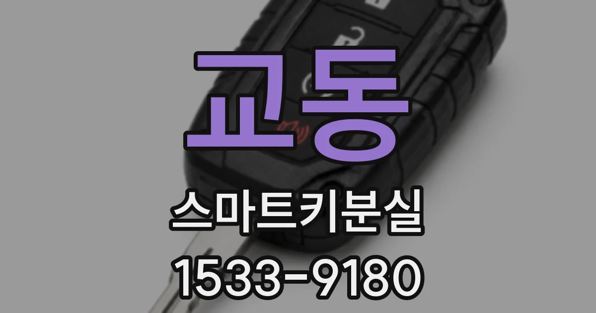 교동 스마트키분실