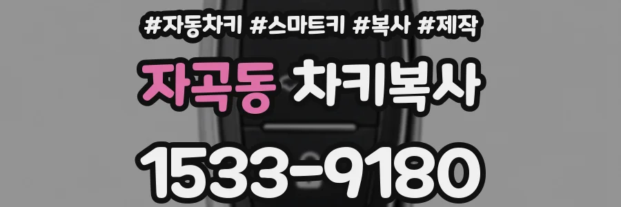 자곡동 차키복사