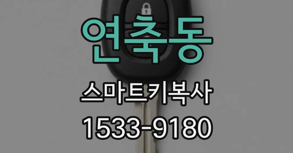 연축동 스마트키복사