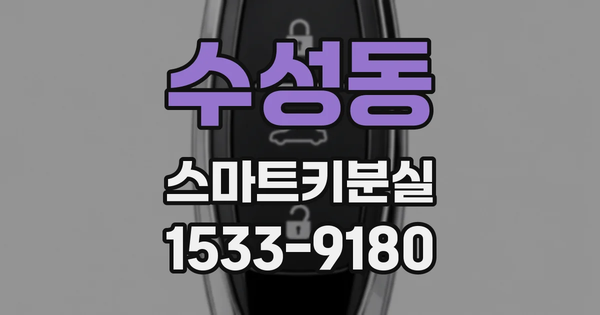 수성동 스마트키분실