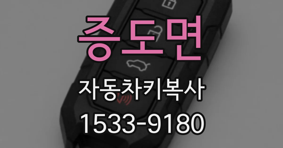 증도면 자동차키복사