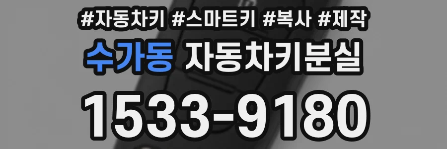 수가동 자동차키분실