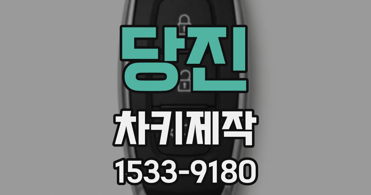 당진 차키제작