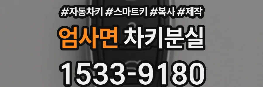 엄사면 차키분실