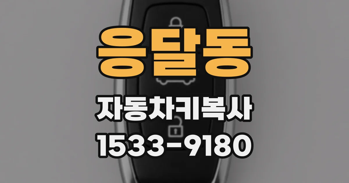 응달동 자동차키복사