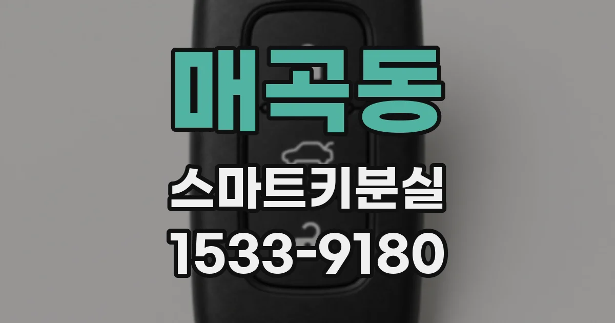 매곡동 스마트키분실