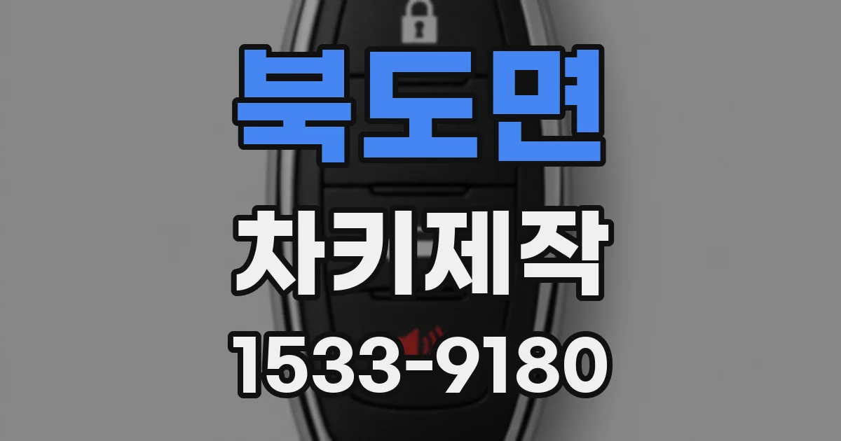 북도면 차키제작