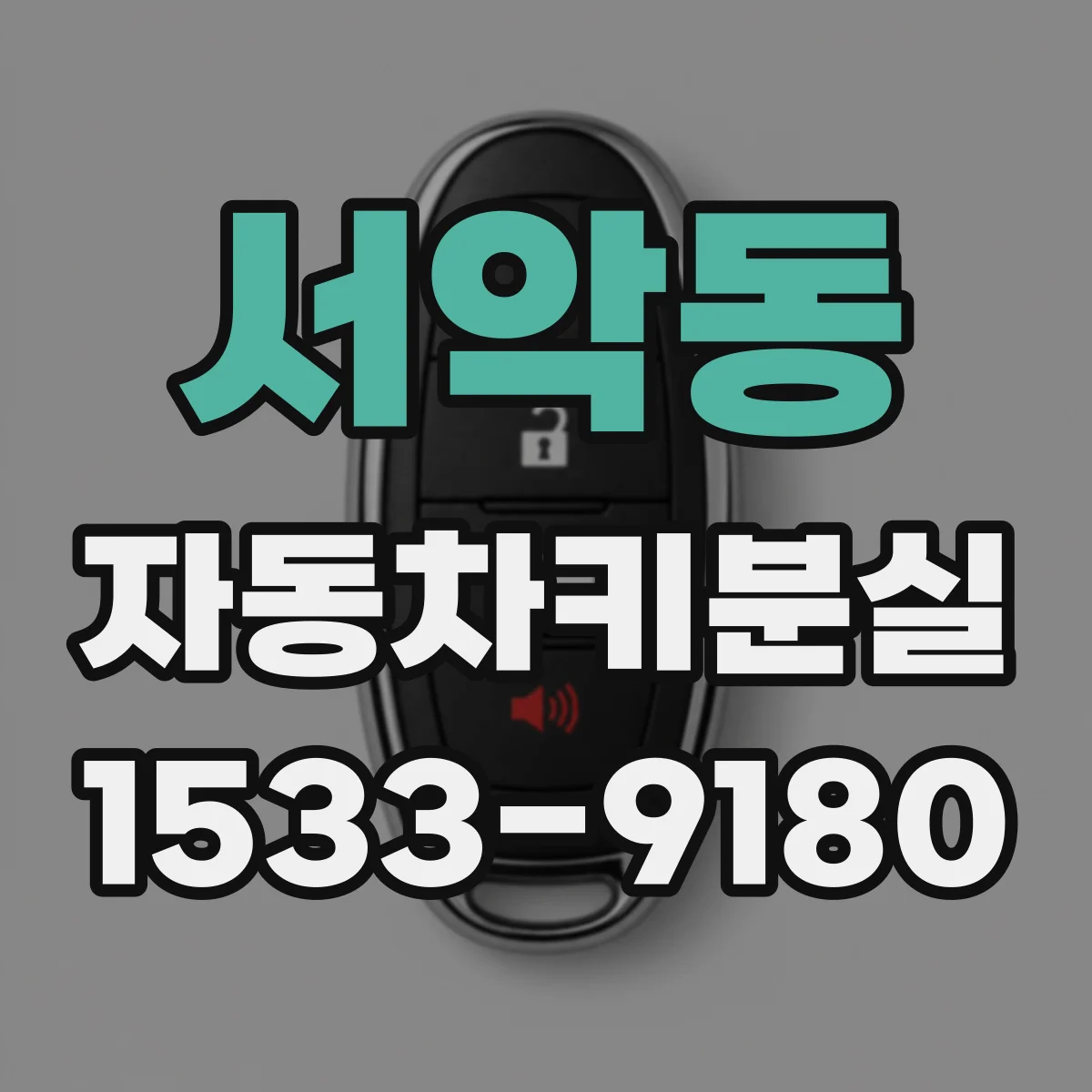 서악동 자동차키분실