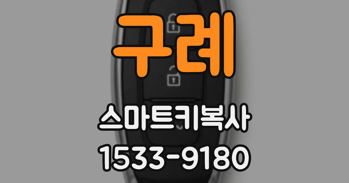 구례 스마트키복사