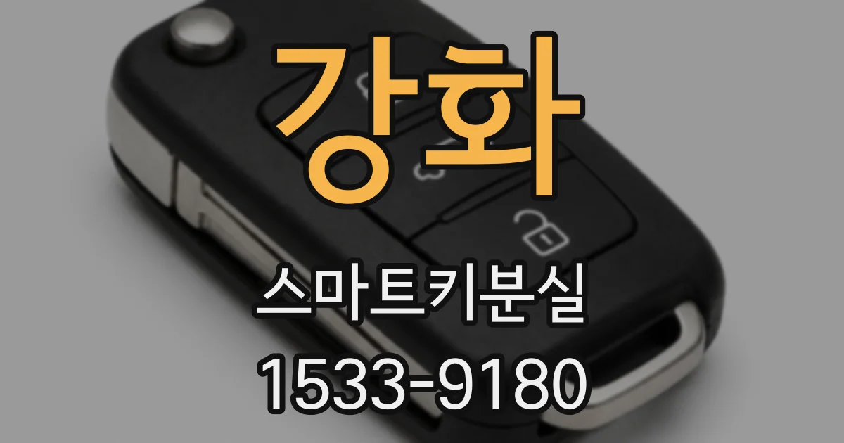 강화 스마트키분실