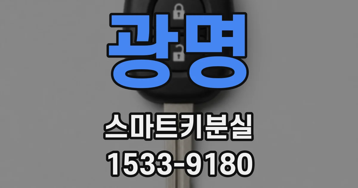 광명 스마트키분실
