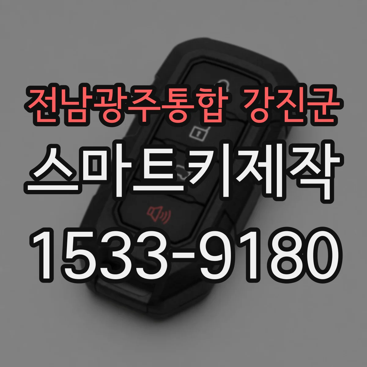 전남광주통합 강진군 스마트키제작
