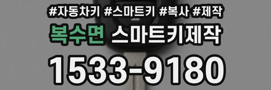 복수면 스마트키제작