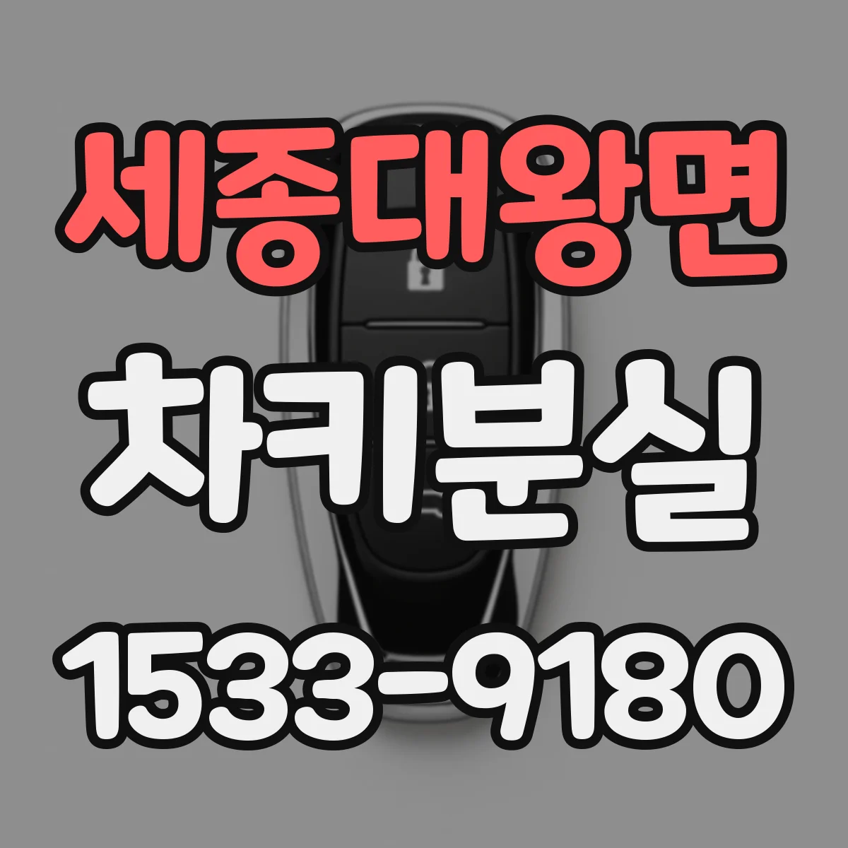 세종대왕면 차키분실