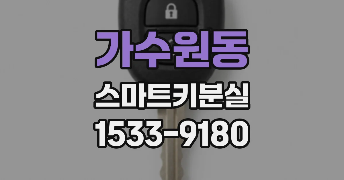 가수원동 스마트키분실