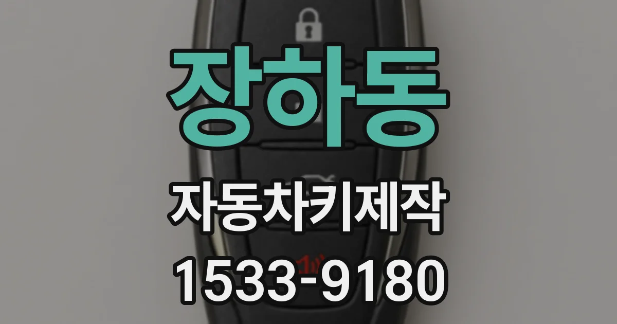 장하동 자동차키제작