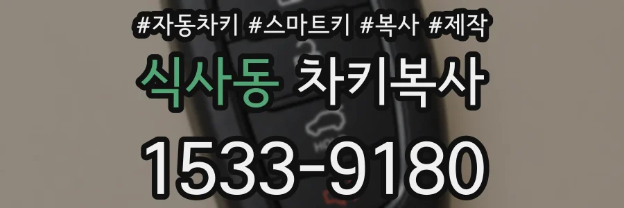 식사동 차키복사