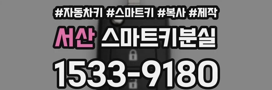 서산 스마트키분실