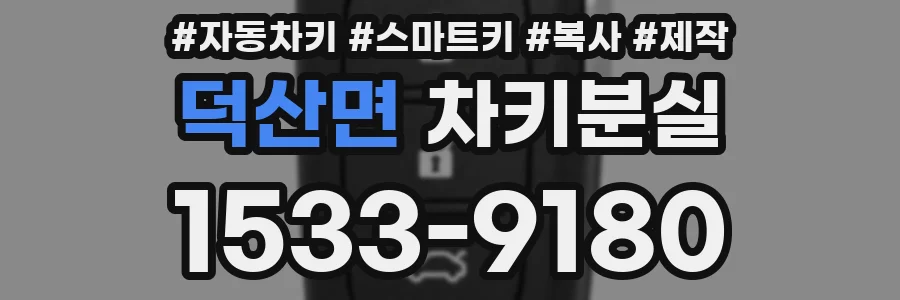 덕산면 차키분실