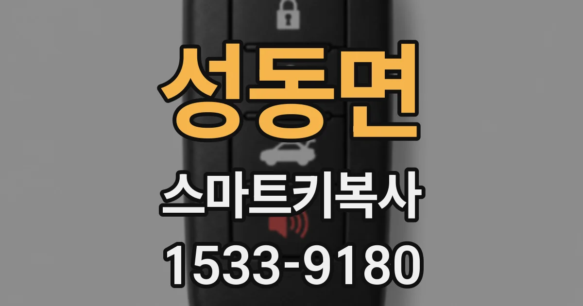 성동면 스마트키복사