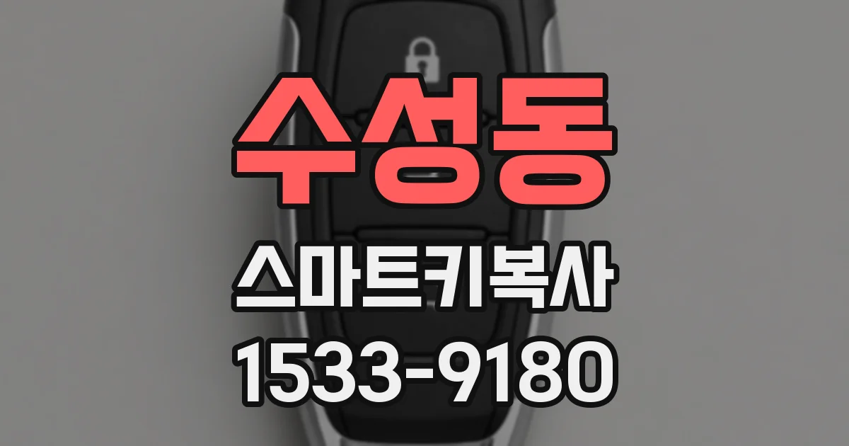 수성동 스마트키복사