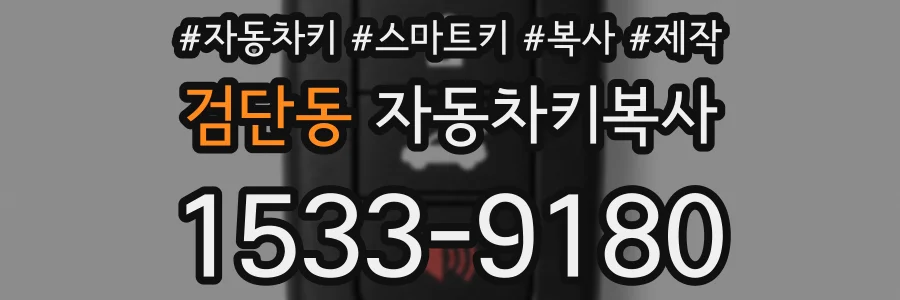 검단동 자동차키복사