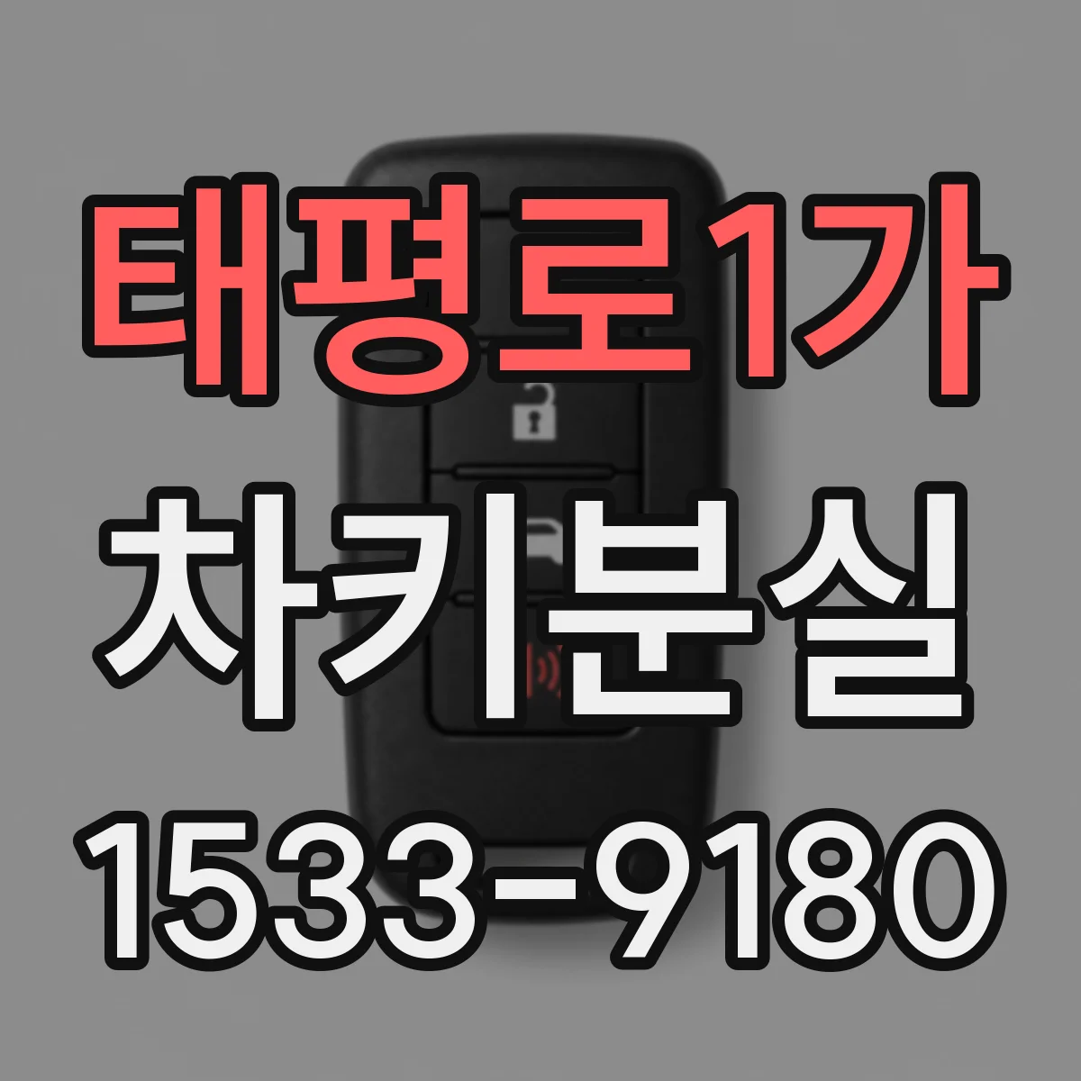 태평로1가 차키분실