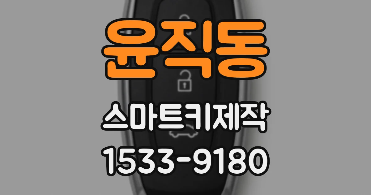 윤직동 스마트키제작