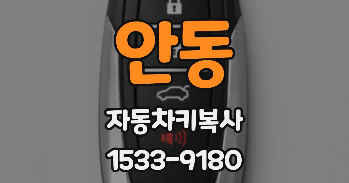 안동 자동차키복사