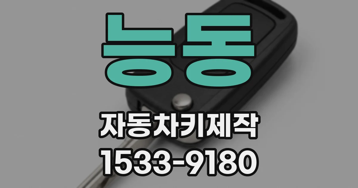 능동 자동차키제작