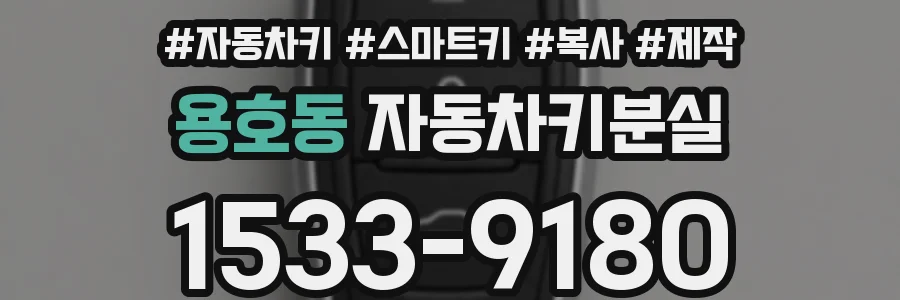 용호동 자동차키분실
