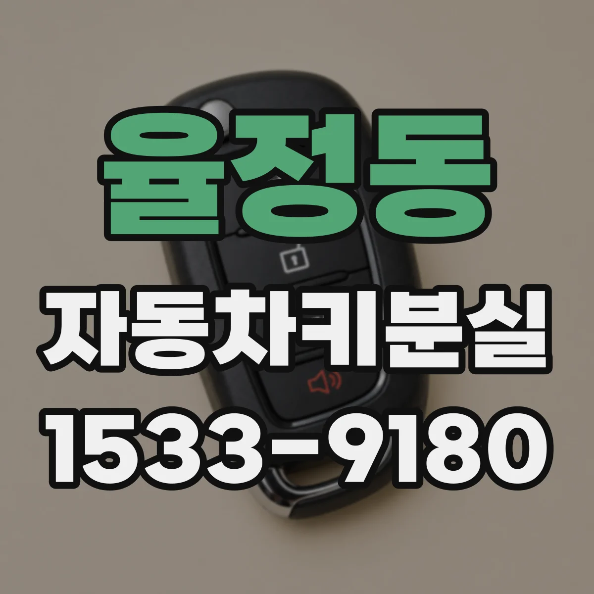 율정동 자동차키분실