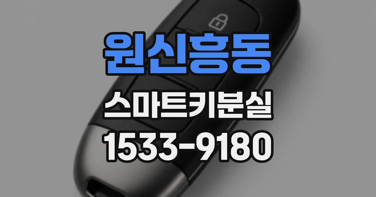 원신흥동 스마트키분실