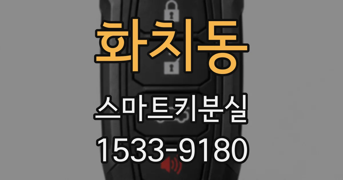 화치동 스마트키분실