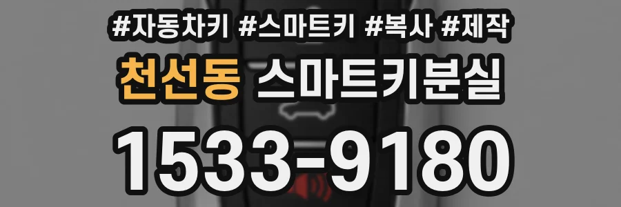 천선동 스마트키분실