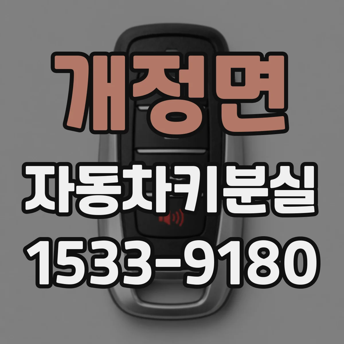 개정면 자동차키분실