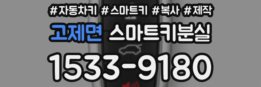 고제면 스마트키분실