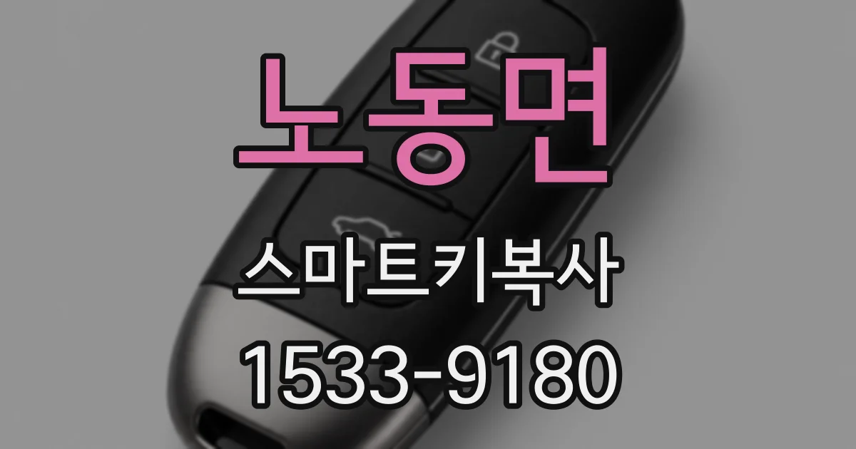 노동면 스마트키복사