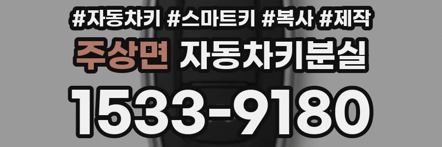 주상면 자동차키분실