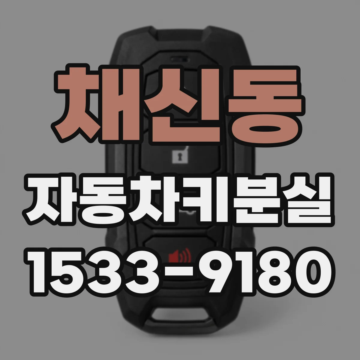 채신동 자동차키분실