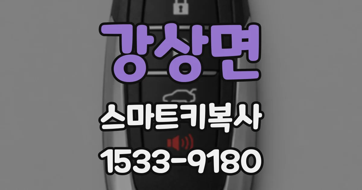 강상면 스마트키복사