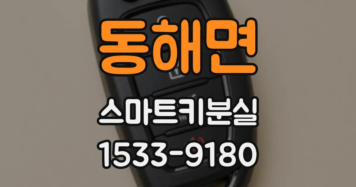 동해면 스마트키분실