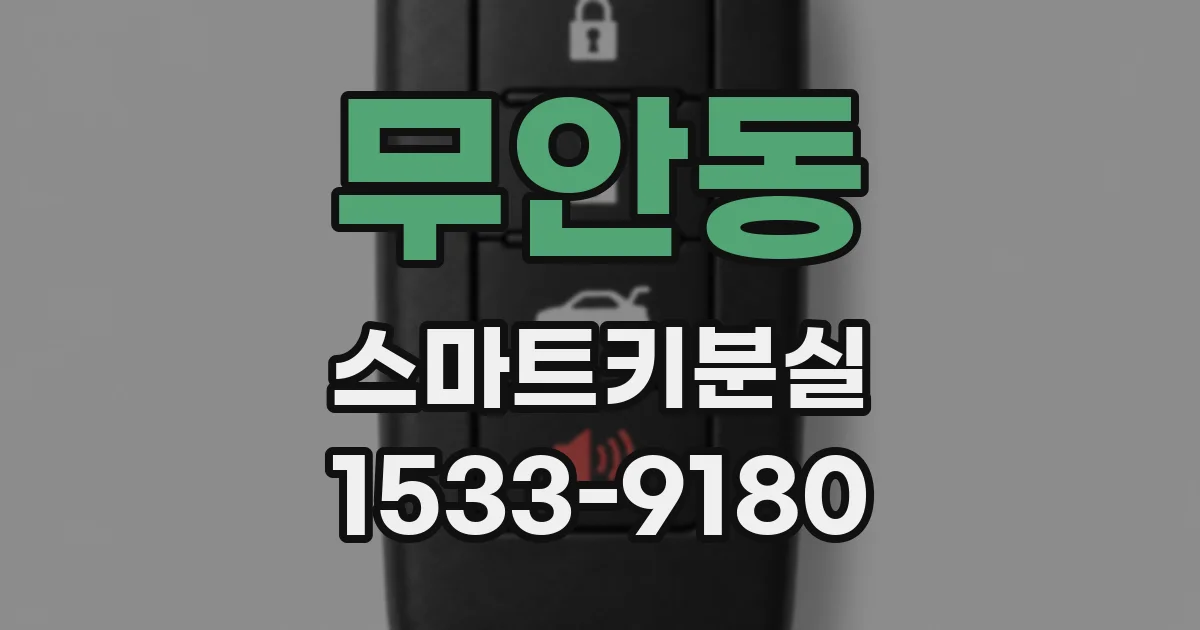 무안동 스마트키분실