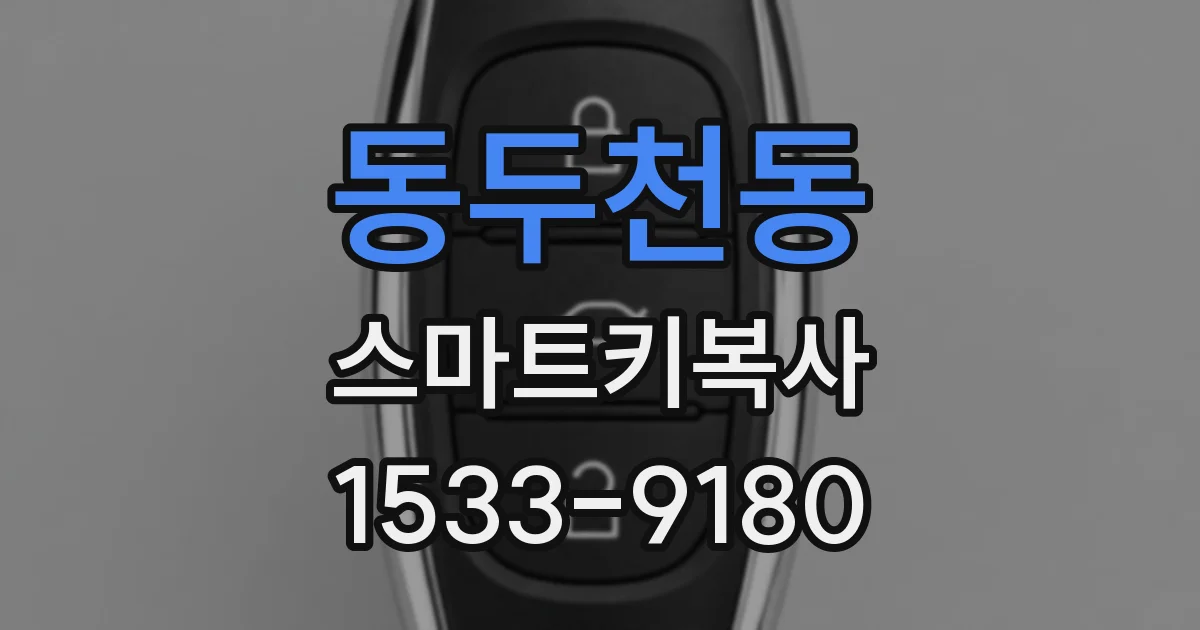 동두천동 스마트키복사