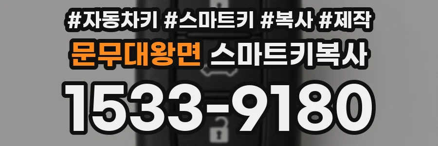 문무대왕면 스마트키복사