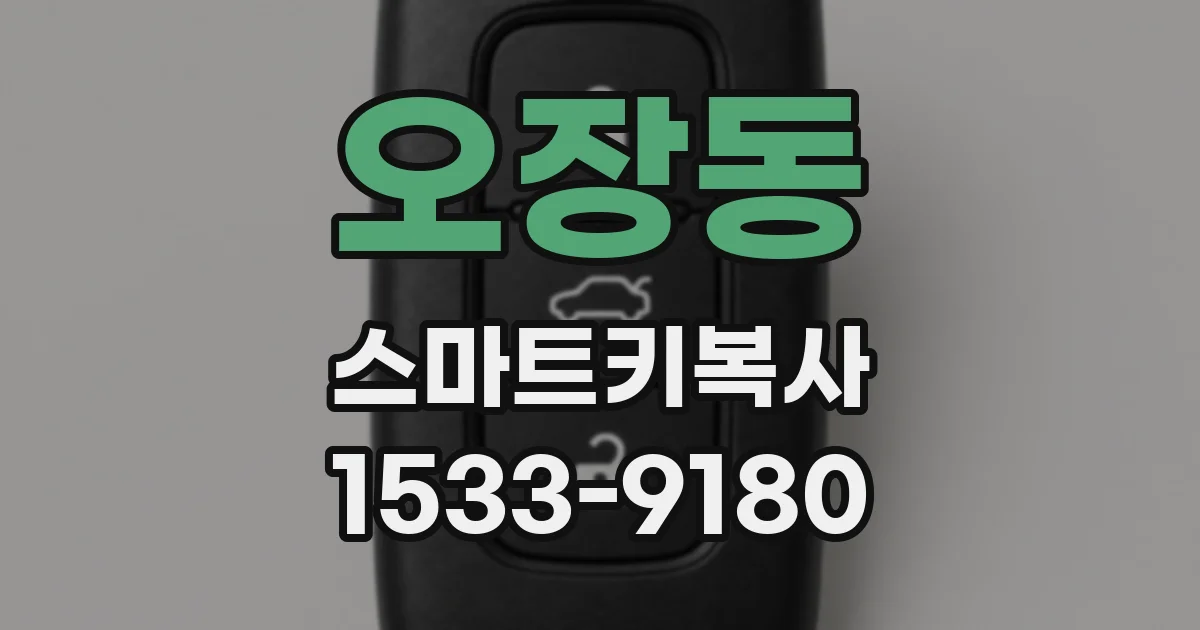 오장동 스마트키복사