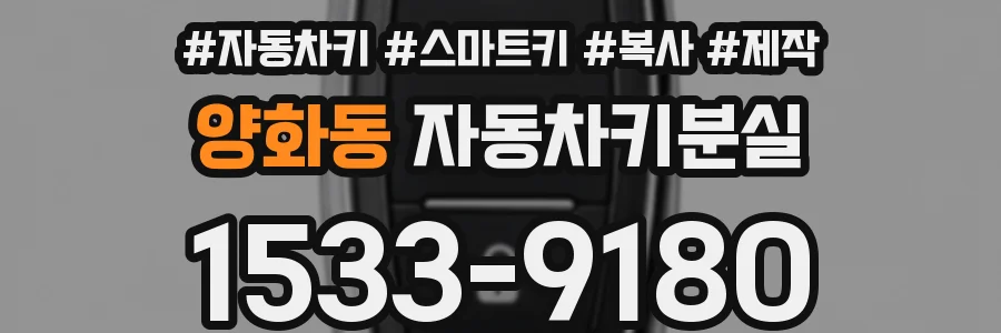 양화동 자동차키분실
