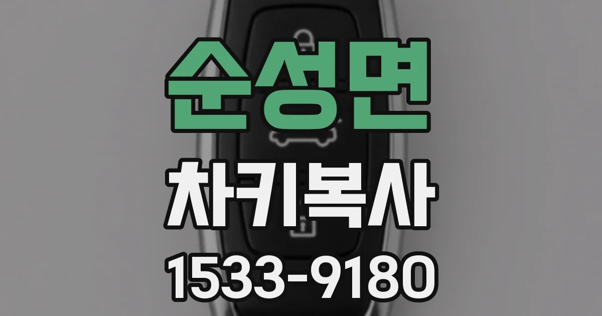 순성면 차키복사