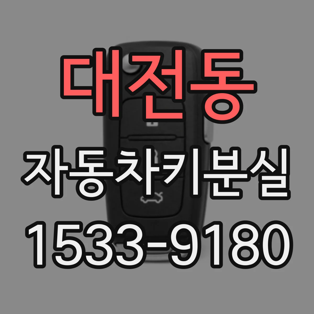 대전동 자동차키분실